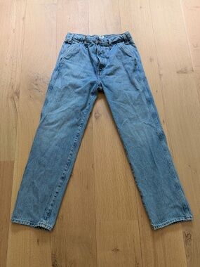 AGOLDE Light Wash Straight Leg Jeans Size 27 High Rise Vintage Style